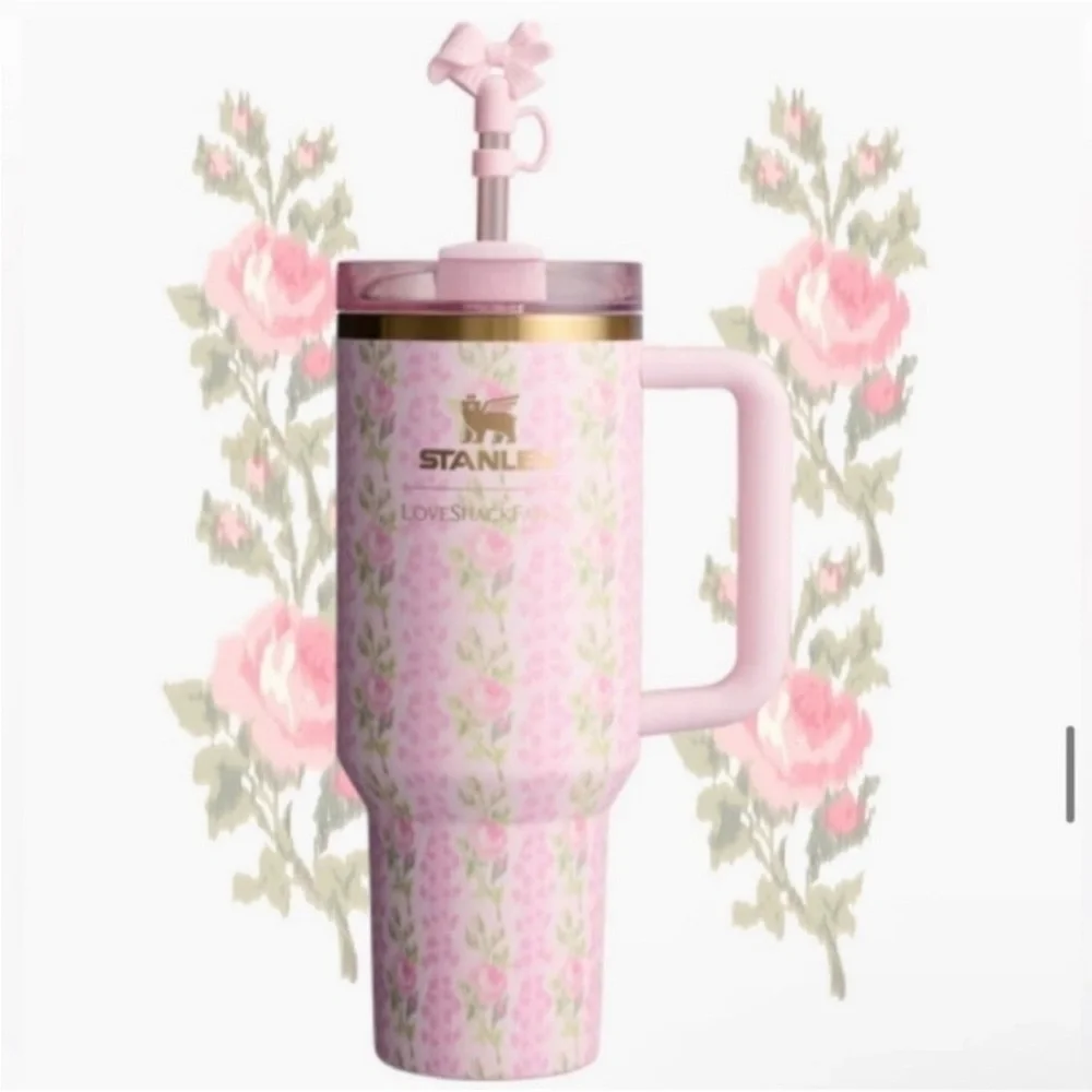 LoveShackFancy x Stanley 40 oz Quencher Blooming Heirloom NEW IN BOX!!! - Picture 4 of 8
